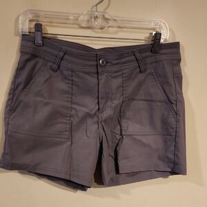 Prana Women's Slate Gray Cargo Shorts